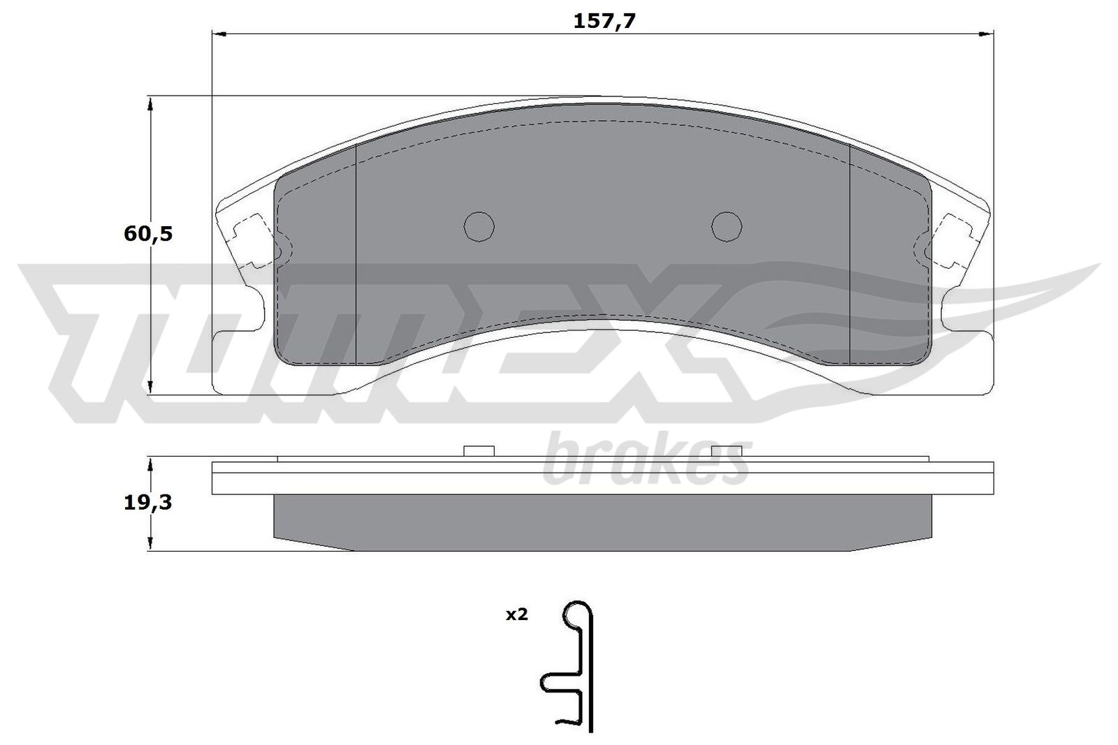 TOMEX Brakes TX 14-91 Sada...